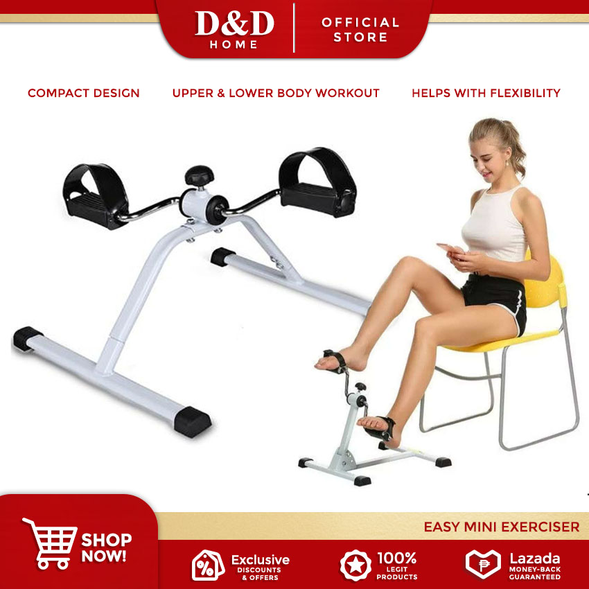 D&D Home Easy Mini Exerciser Bike Upper & Lower Body Workout