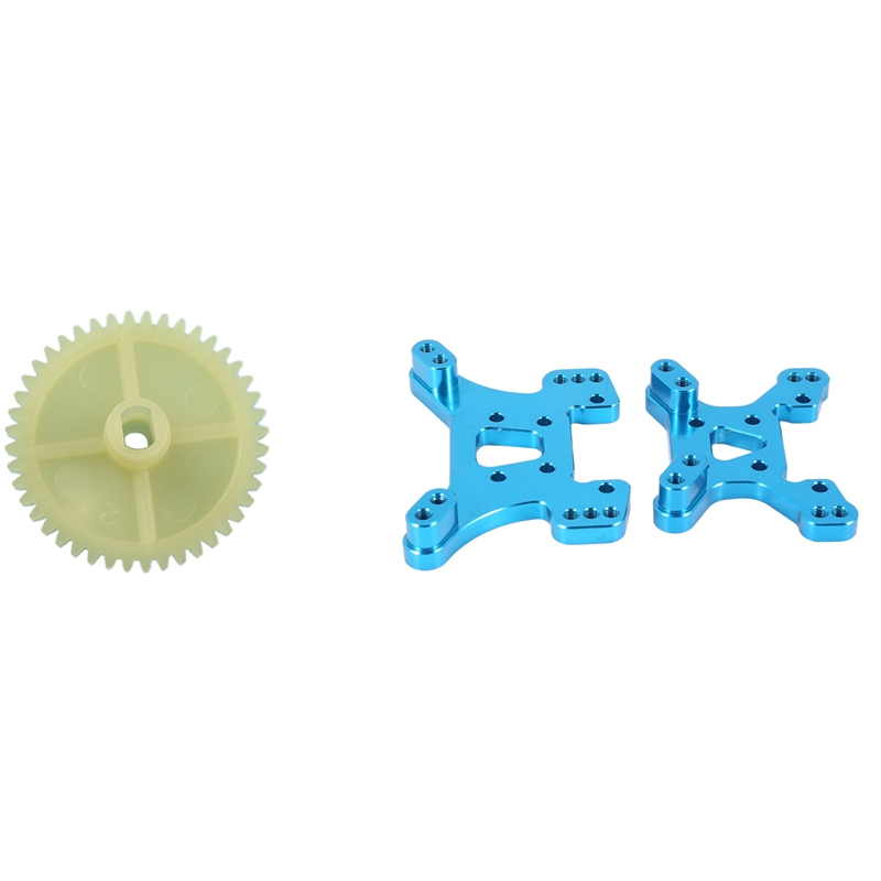 for Wltoys 144001 1/14 RC Car Spare Parts Reduction Gear with 144001 Part Front and Rear Shock Tower Board Set