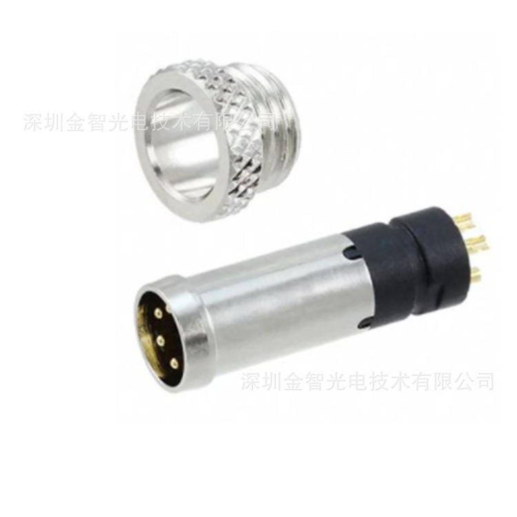 M8 Aviation Plug Connector Sensor 3 Core 4 Core Pinhole Male And Female Butt Joint Welding Free