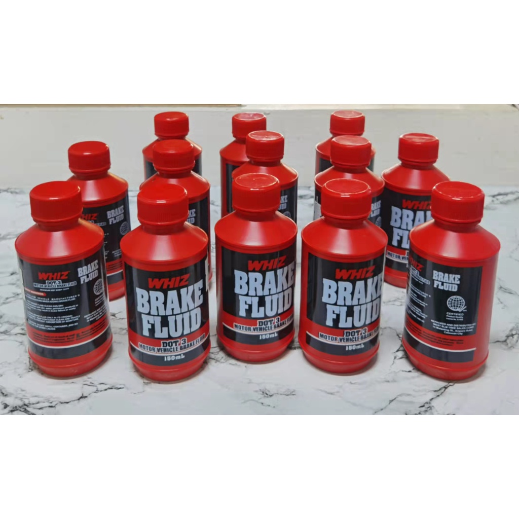 [HSKAI] Motorcycle Brake Fluid Heavy Duty DOT3 WHIZ Brake 150ml Lazada PH