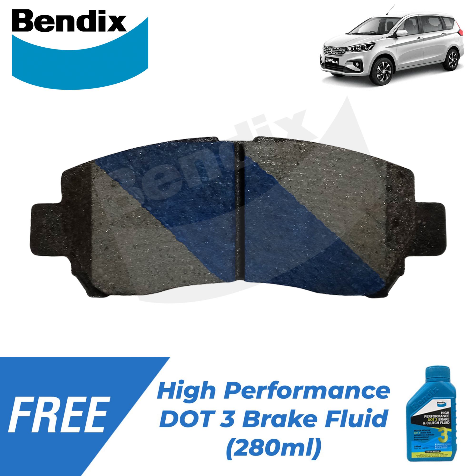 Bendix Brake Pads GCT DB2522 Front Set for Suzuki Ertiga 20192022