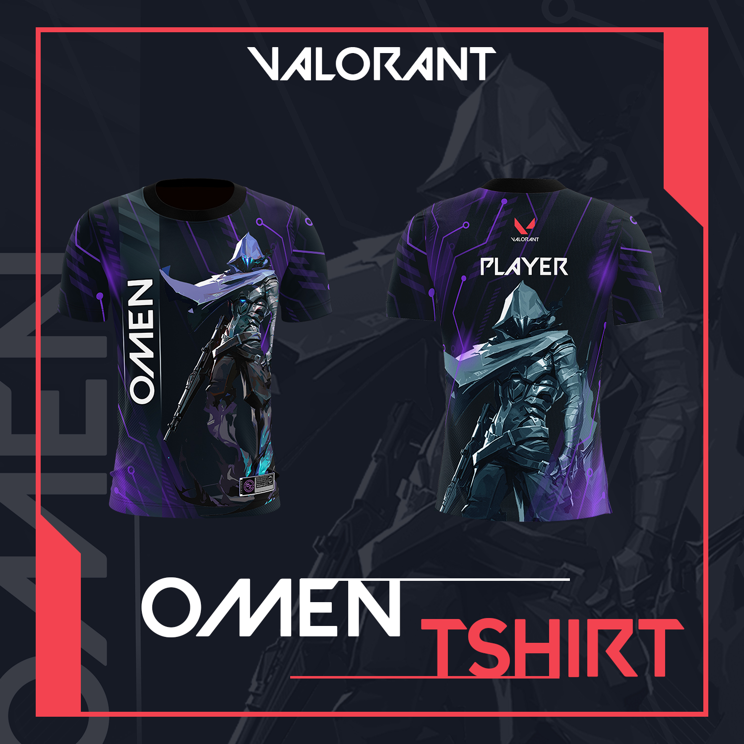 Valorant Omen Tee Full Sublimation Lazada Ph