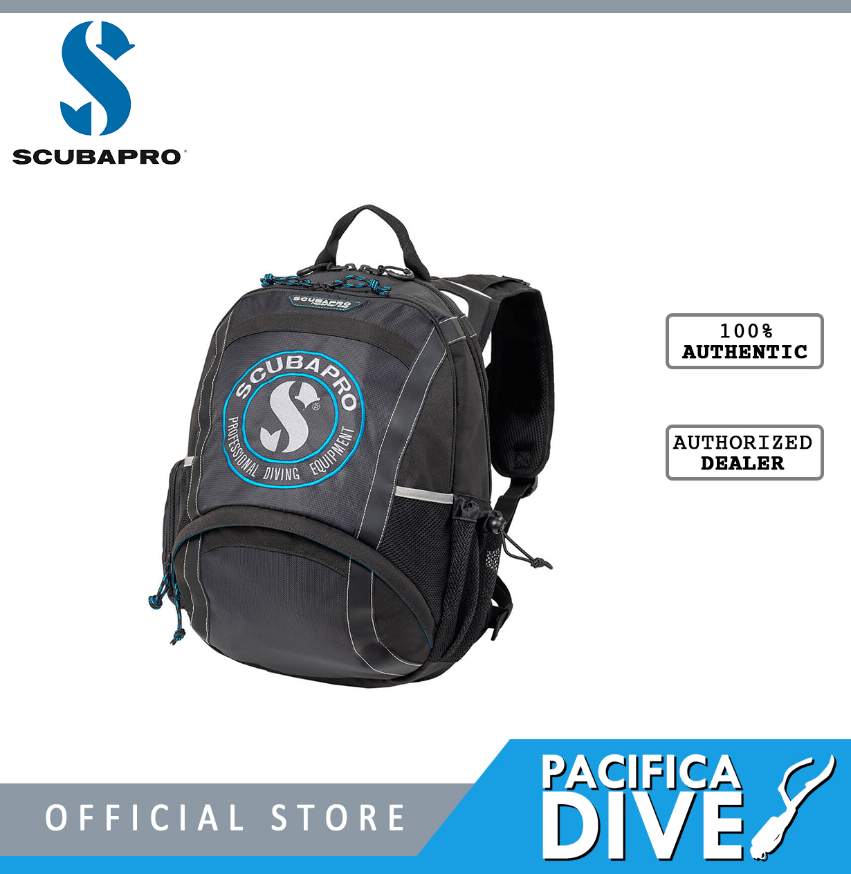 SCUBAPRO, Reporter Backpack, Black Lazada PH