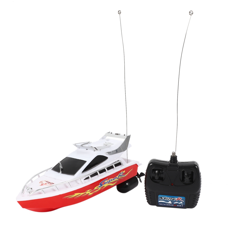 Mini RC Boats 5KM/H ABS Outdoor Electric Remote Control Speedboat Racing Toy Model for Kids Children Birthday Gift 2.4G 4 CH