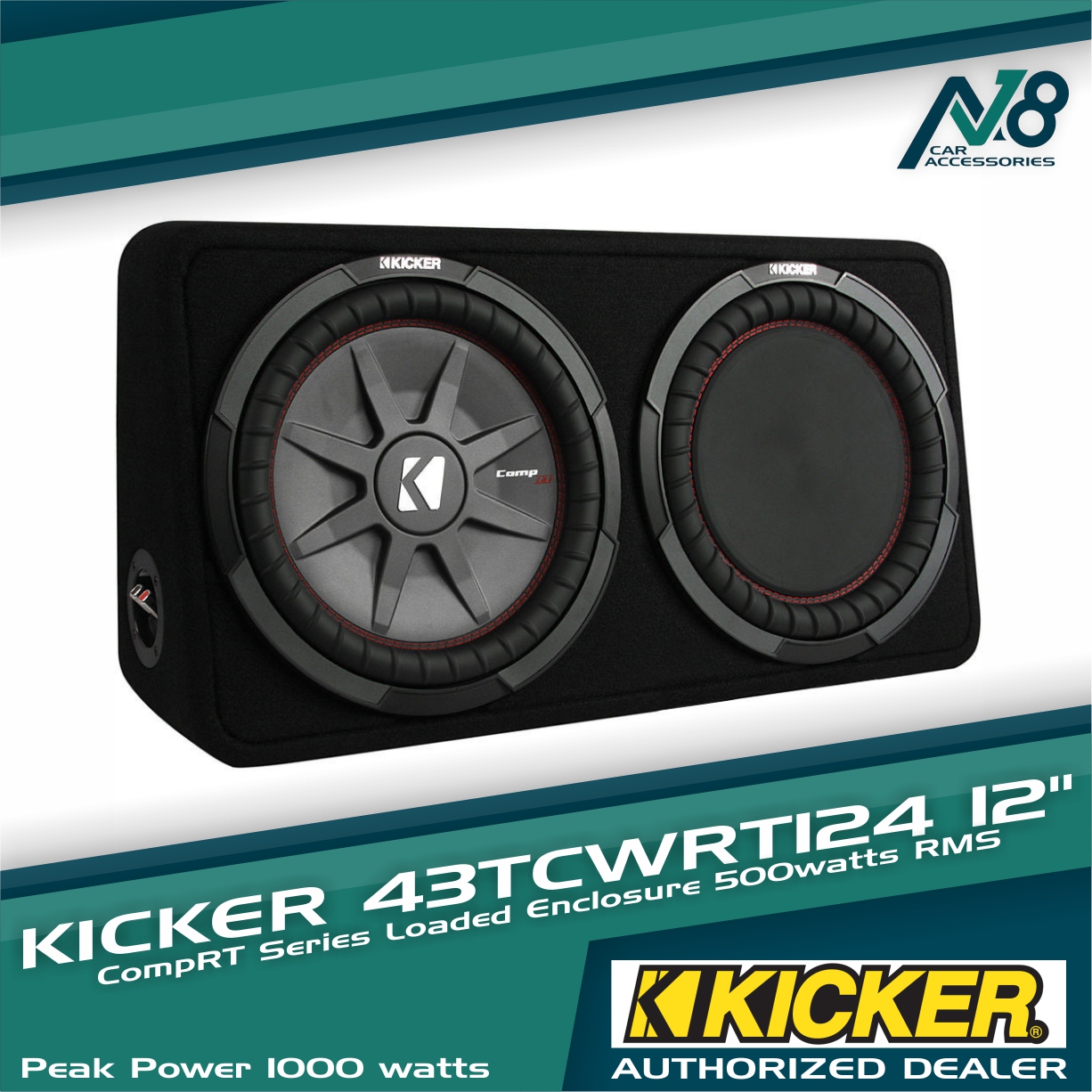 Kicker 43tcwrt124 deals