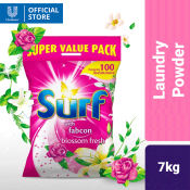 Surf Blossom Fresh Laundry Powder Detergent 7KG Pouch