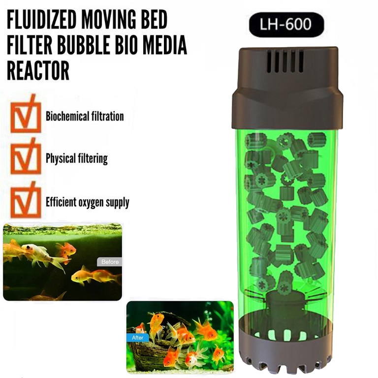 QANVEE Fluidized Moving Bed Filter Bubble Bio Media Reactor for