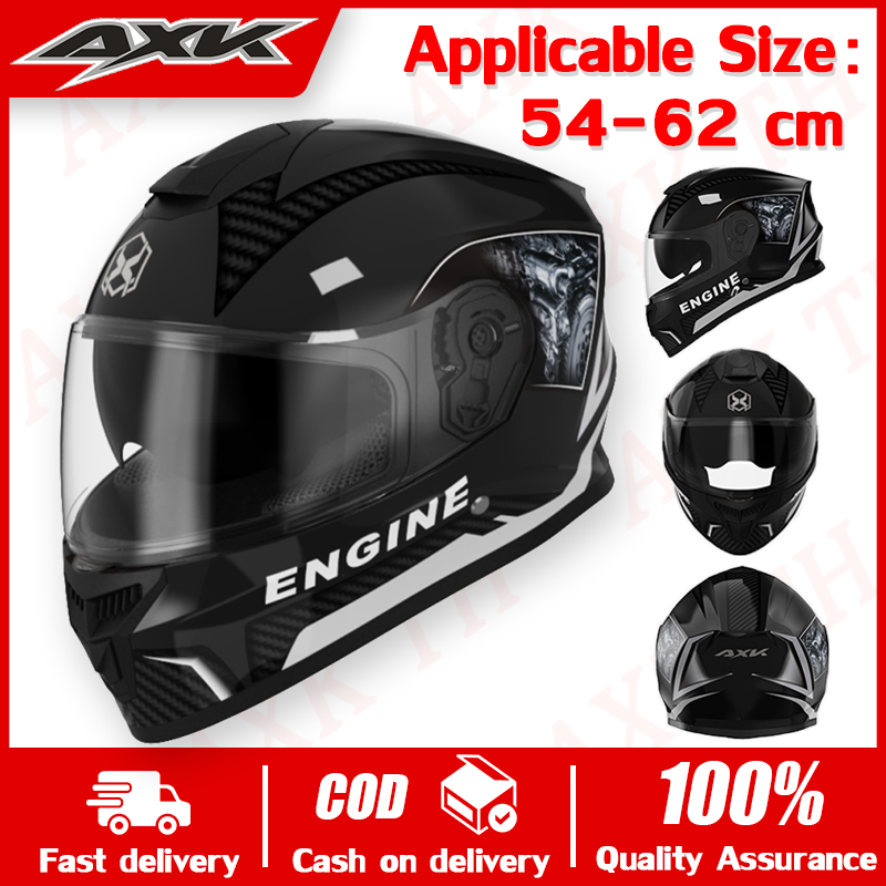 New For Axk Helmet Full Face Motorcycle With Icc Sticker Helmet Hd