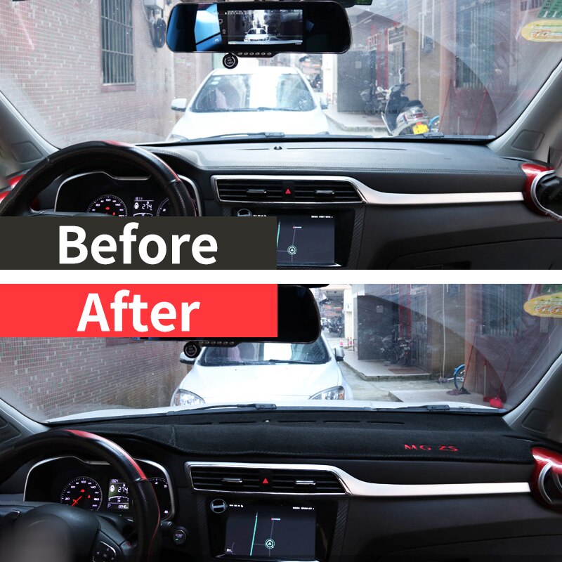 xuming For MG ZS 2017 2018 2019 Car dashboard cover Dash Mat Avoid Light Pad Instrument Platform Carpet Trim Accessories