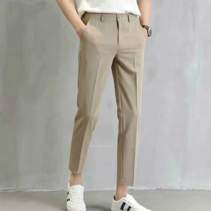 Suit Pants Korean Fashion Bottoms 