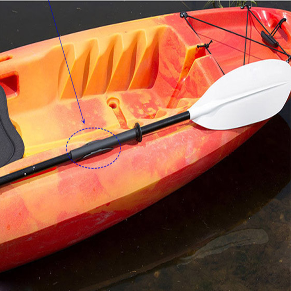 Baoblaze 2 Cái Kẹp Chèo Thuyền Kayak Thông Dụng Thay Thế-Gắn Trên Sàn, Nhựa, Màu Đen