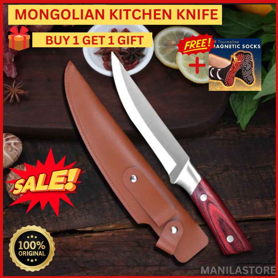 Mongolian Knife Professional Boning Knife Japanese High Carbon Steel ...