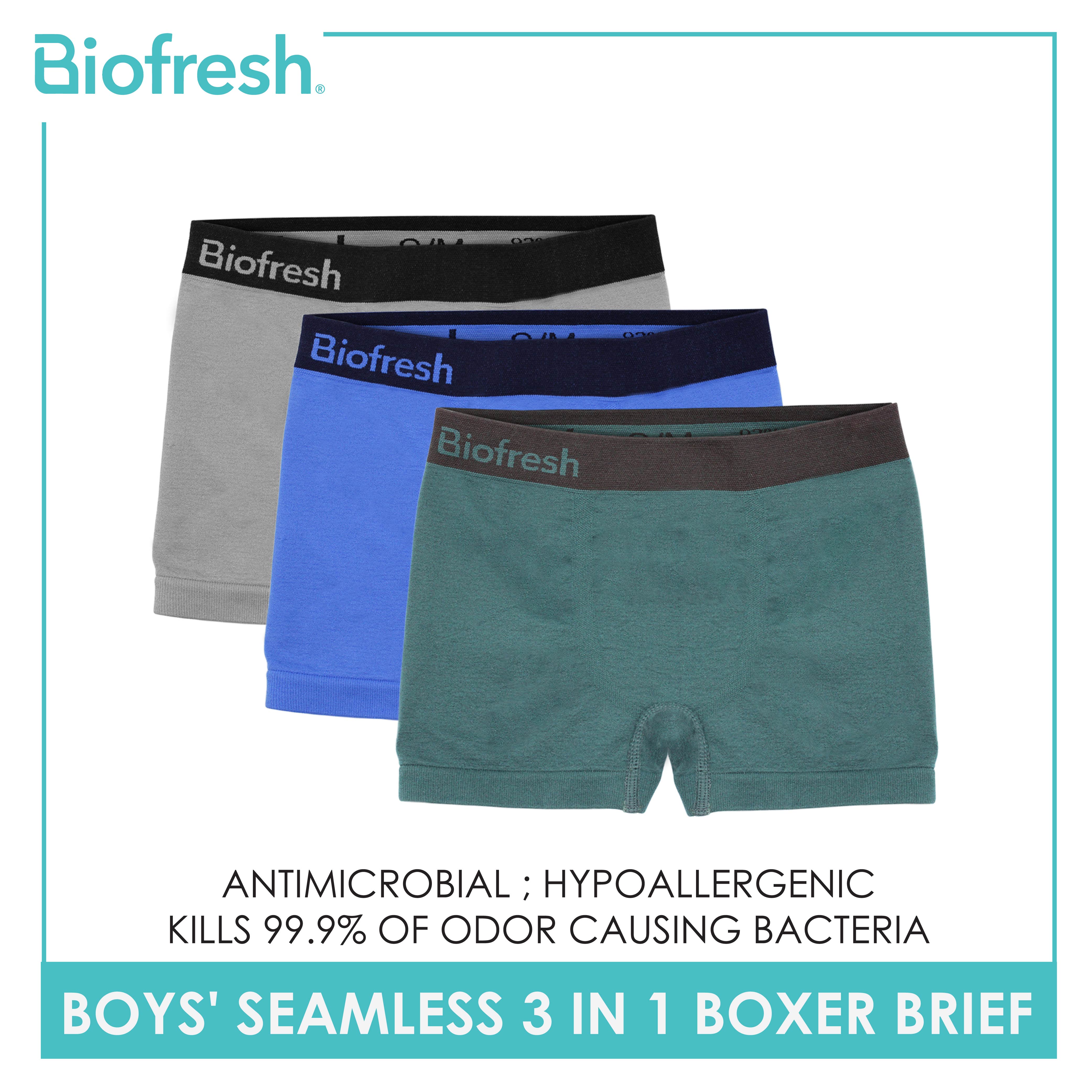 Buy Biofresh Biofresh Boys' Antimicrobial Cotton Bikini Briefs 3