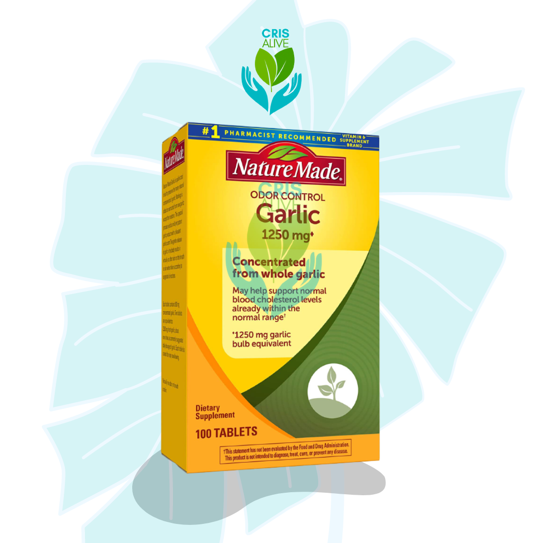 Nature Made 1250mg Odor Control GARLIC 100 Tablets Lazada PH