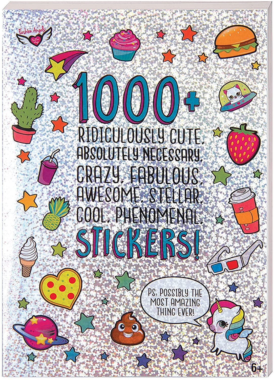 Fashion Angels 1000+ Ridiculously Cute Stickers for Kids - Fun Craft  Stickers for Scrapbooks, Planners, Gifts and Rewards, 40-Page Sticker Book  for Kids Ages 6+ and Up