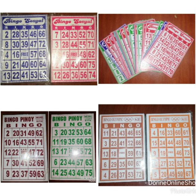 Free electronic bingo cards templates