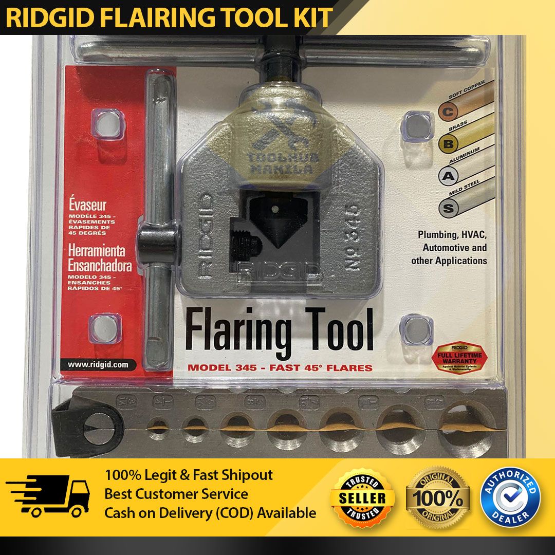 Rigid Tools RIDGID 23332 45-Degree Flaring Tool - Professional Pipe ...