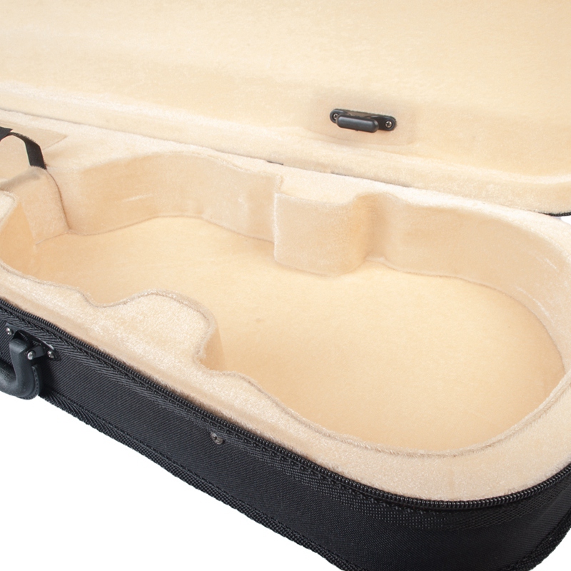 Violin Case Size Professional Triangular Shape Violin Hard Case Yellow Inside Violin Parts