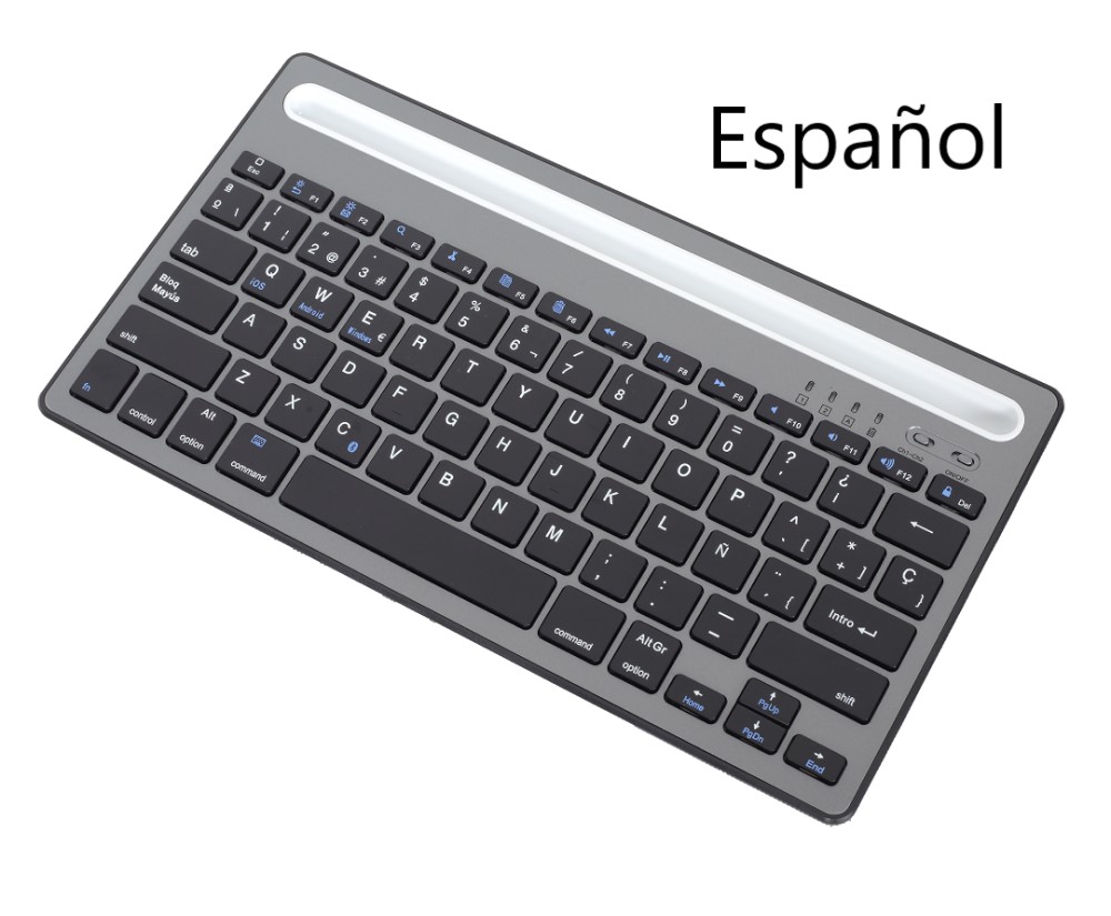 Bluetooth Keyboard Rechargeable Wireless Keyboard For Phone Tablet
