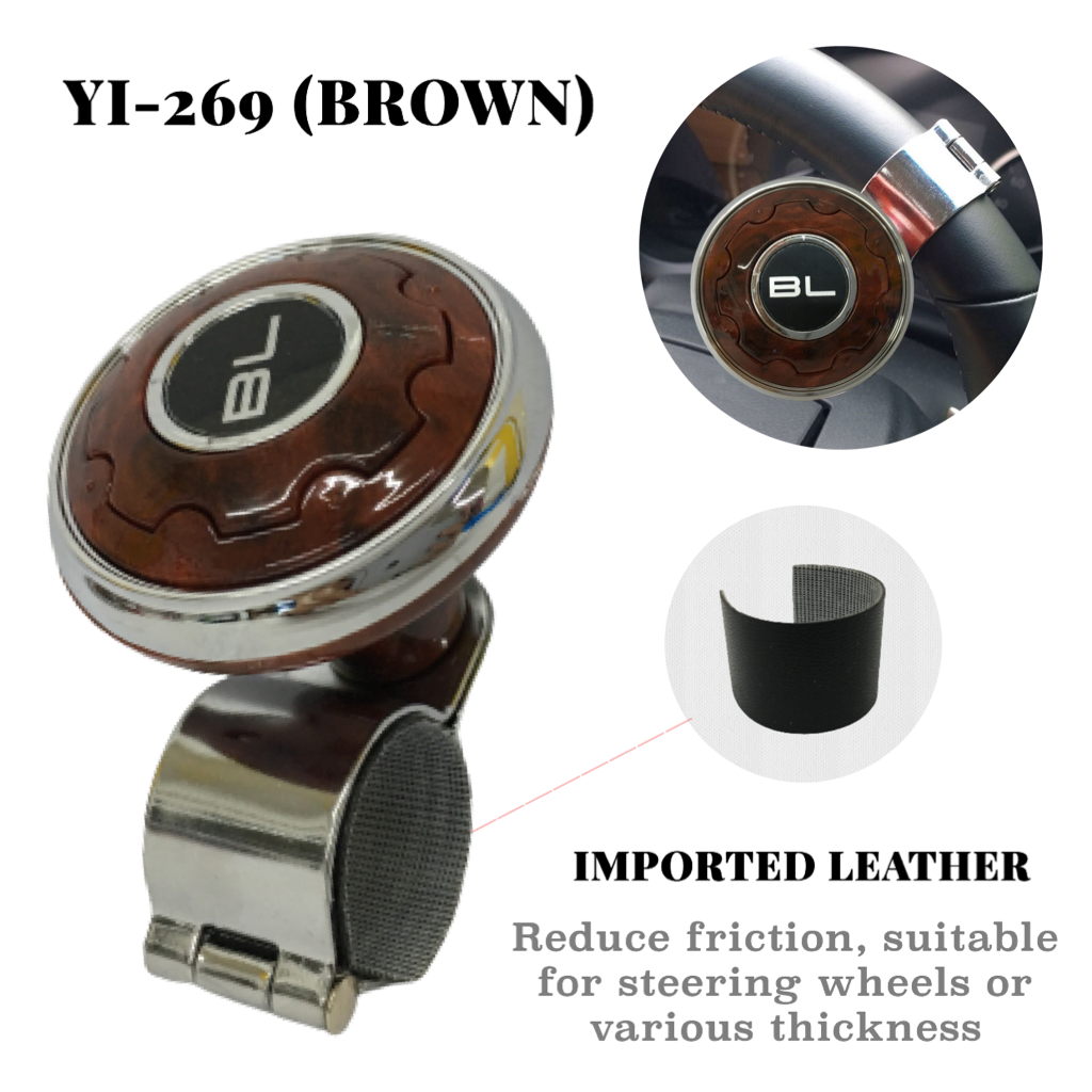 CPO.PH Car Hand Control Steering Wheel Power Handle Spinner Knob Handle