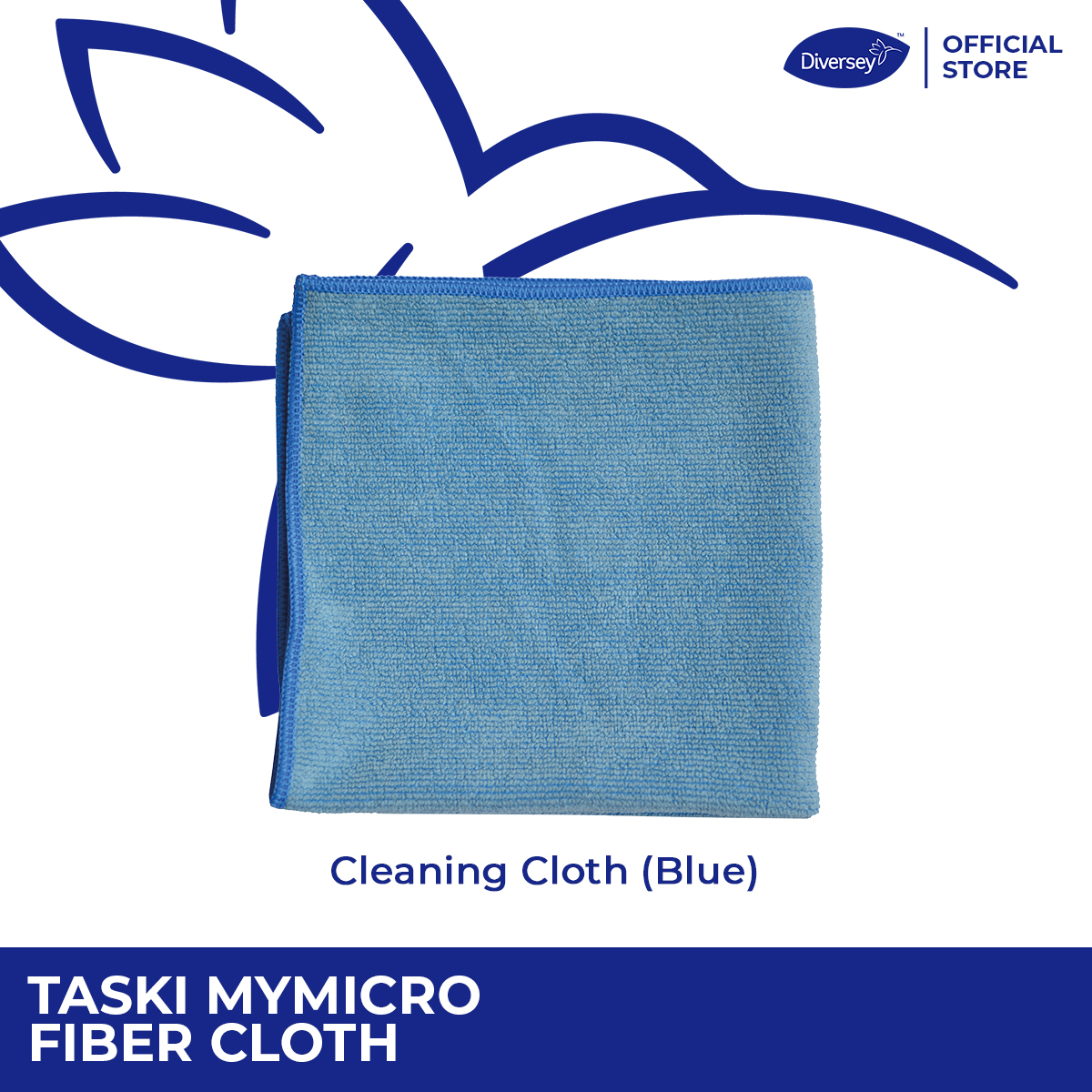 Diversey Taski MyMicro Microfibre Cloth Blue - Ultimate Cleaning Products