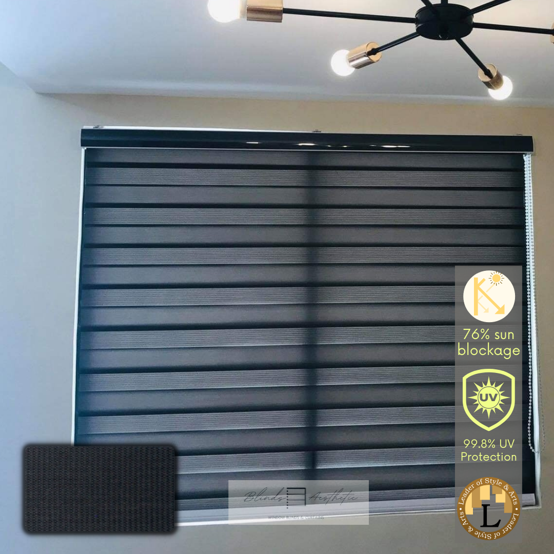 (N530 DARK GRAY) BASIC/NATURAL Korean Window Blinds LOSA we