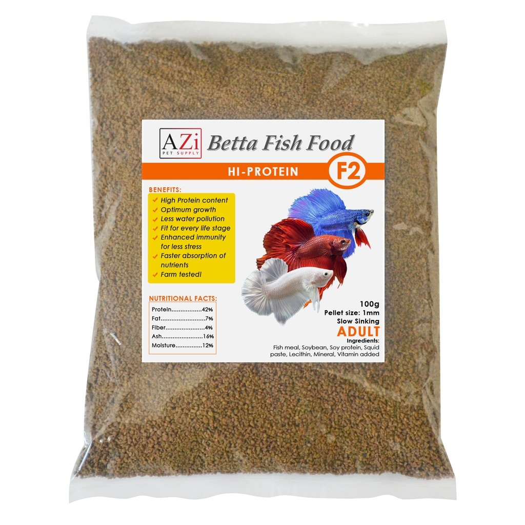 fast ship AZi Betta Fish Food (High Protein) 100g Lazada PH