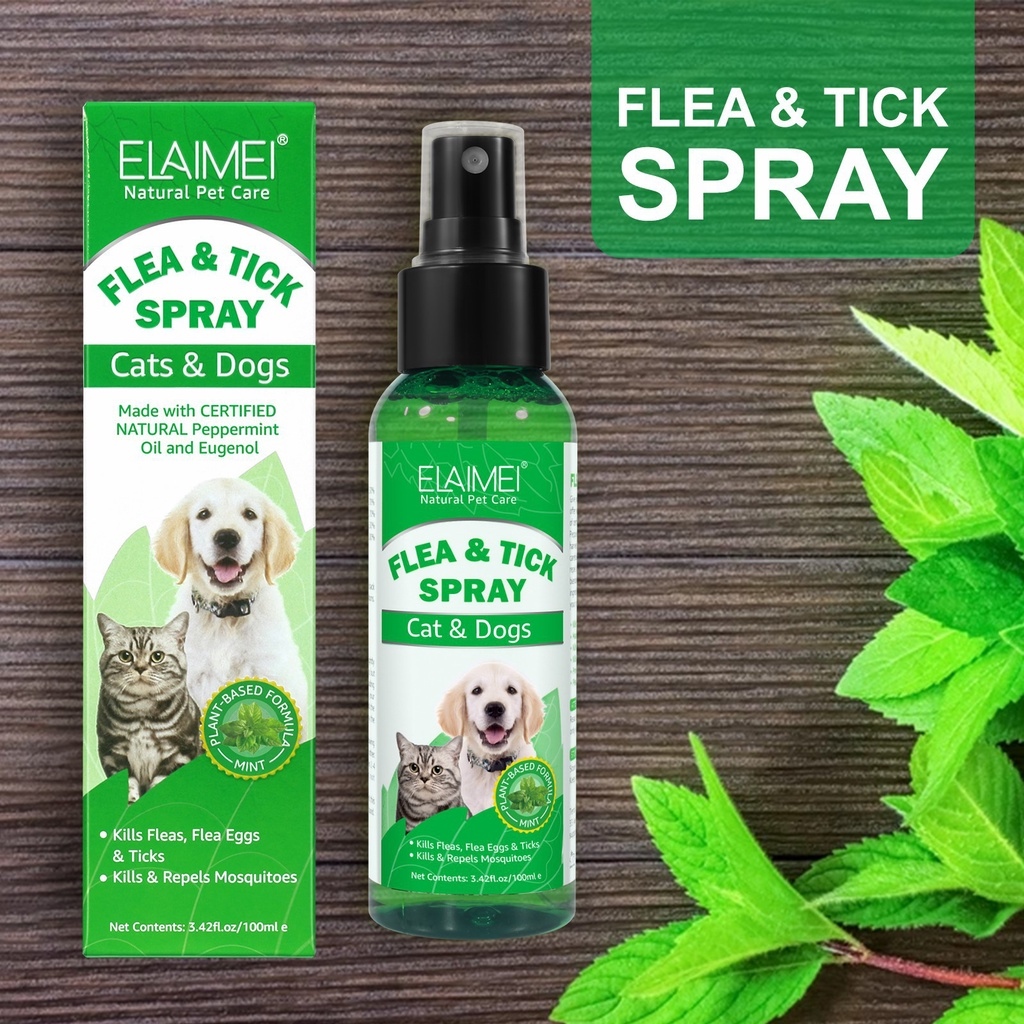 Elaimei 100ml vet core tick and flea spray Tick and Flea Spray