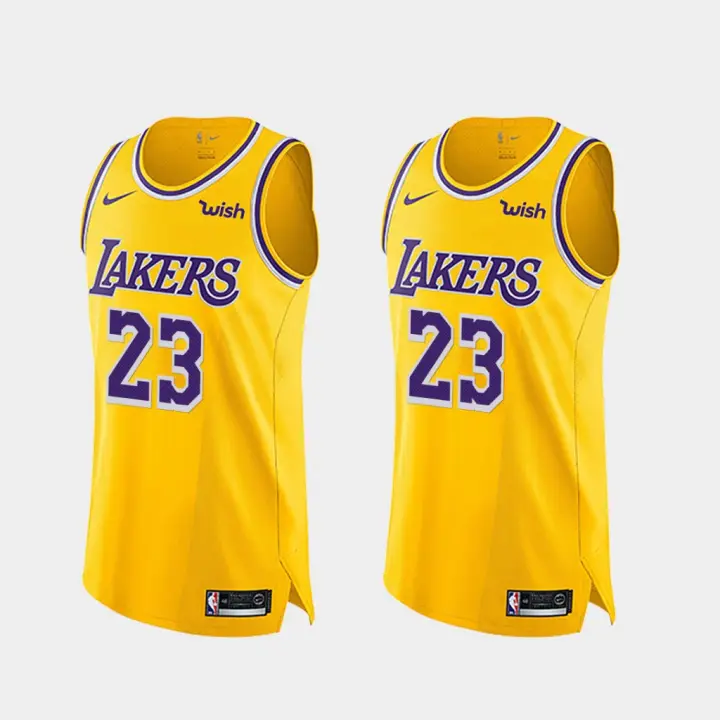 authentic lebron lakers jersey