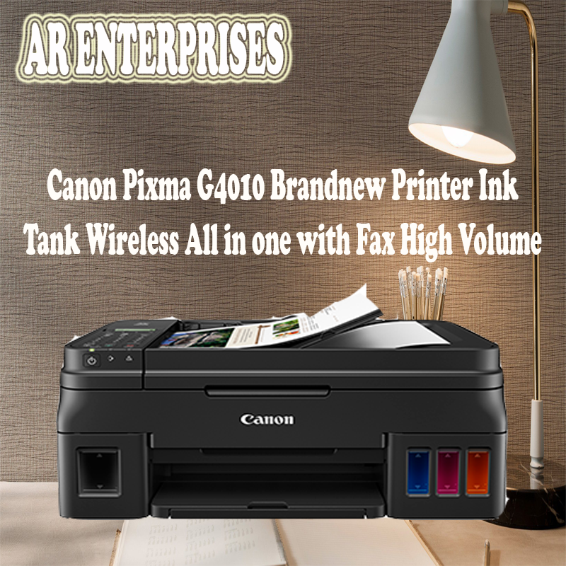 Canon Pixma G4010 Brandnew Printer Ink Tank Wireless All in one with