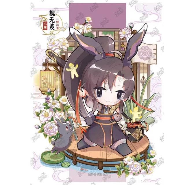 Mo Dao Zu Shi Anime Wei Wuxian Lan Wangji Q-version Series 2 Q001-024  Drunken Dream Chapter PT001-004 Complete Set Single Card - AliExpress