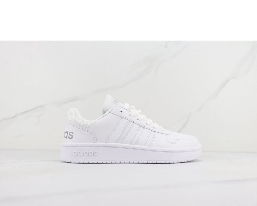 Adidas Hoops 2.0 All White Men Shoes Casual Sports Shoes adidas flagship store | Lazada PH