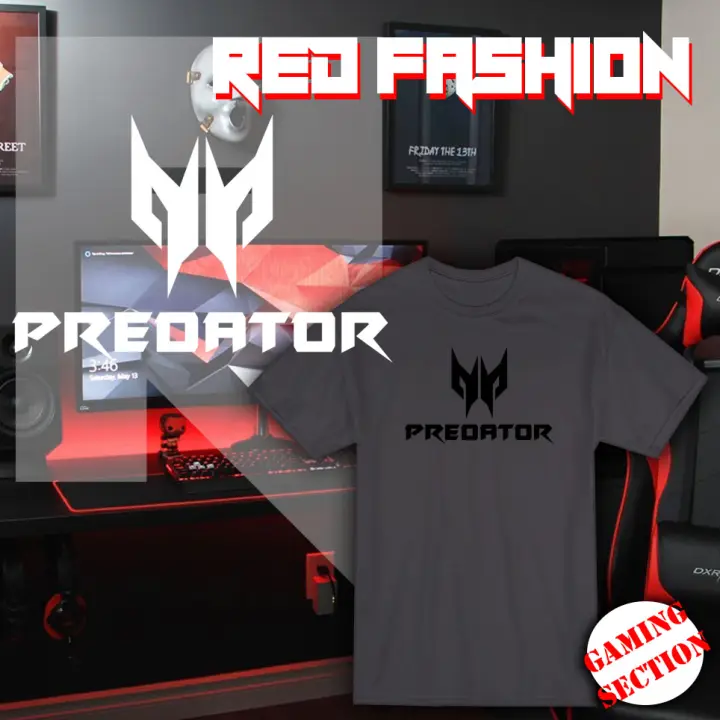 Acer Predator Logo Gaming Pc Laptop Gamer Gaming Rig Master Pc Race Customized Unisex Shirt Hw007 Lazada Ph