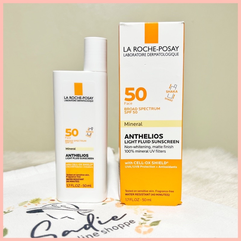 La RochePosay Anthelios Mineral Ultra Light Fluid Face Sunscreen SPF