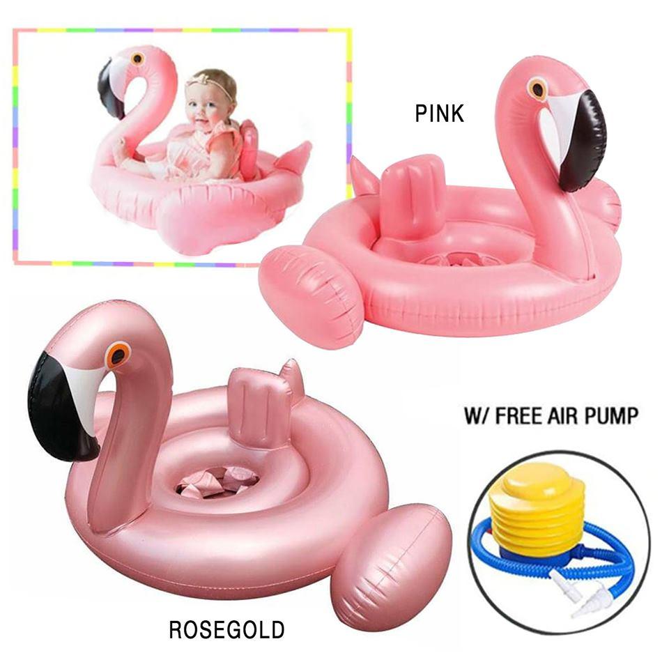 flamingo blow up pool