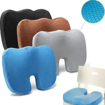 Happy Choice Blue Gel Enhanced Seat Cushion Non Slip Orthopedic