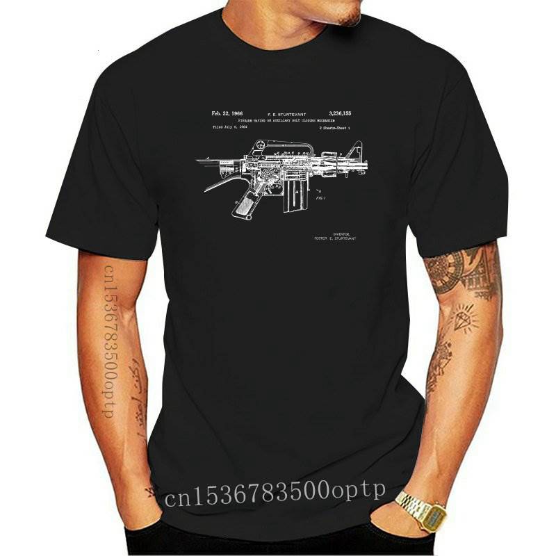 2021 Cool M16 Rifle Shirt M-16 AR-15 Rifle M-16 Shirt Gun Enthusiast ...