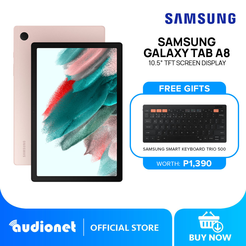 Samsung Galaxy Tab A8 Tablet 4GB RAM 64GB 128GB ROM LTE/Wi-Fi 10.5  Inches Screen Display Unisoc Tiger T618 Octa-core Chipset Lazada PH