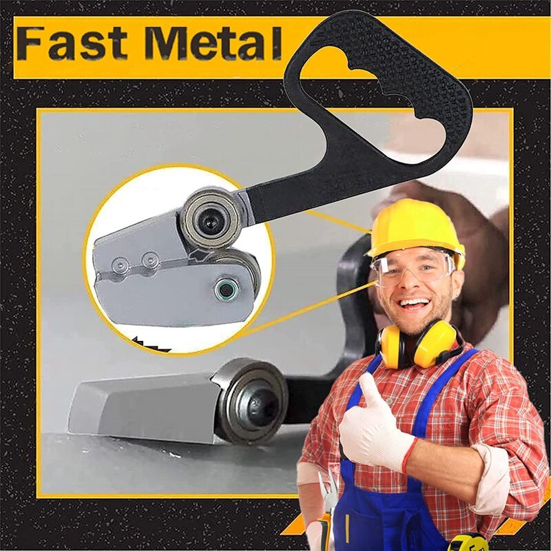 Fast Metal Plate Cutter, Manual Metal Cutter With Non-slip Handle