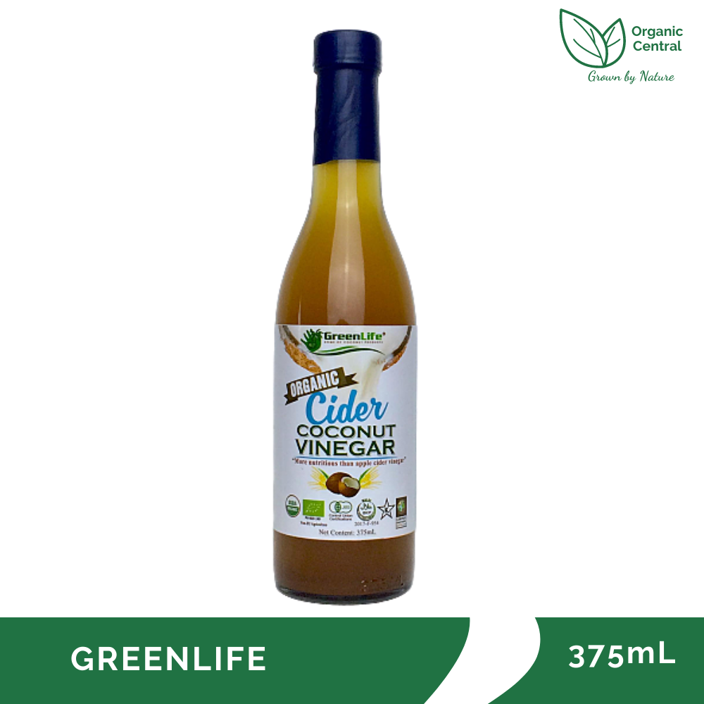 Greenlife Organic Cider Coconut Vinegar 375mL (Apple Cider Vinegar