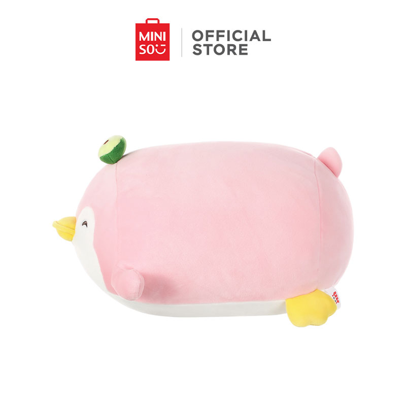 MINISO Lying Penguin Plush Toy New Banana Color Penguin Toy 10 To