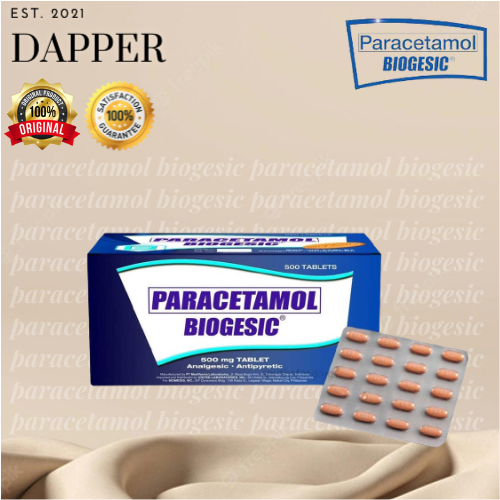Paracetamol Biogesic 500mg On Sale Authentic 10 Tabs, 20 Tabs Lazada PH