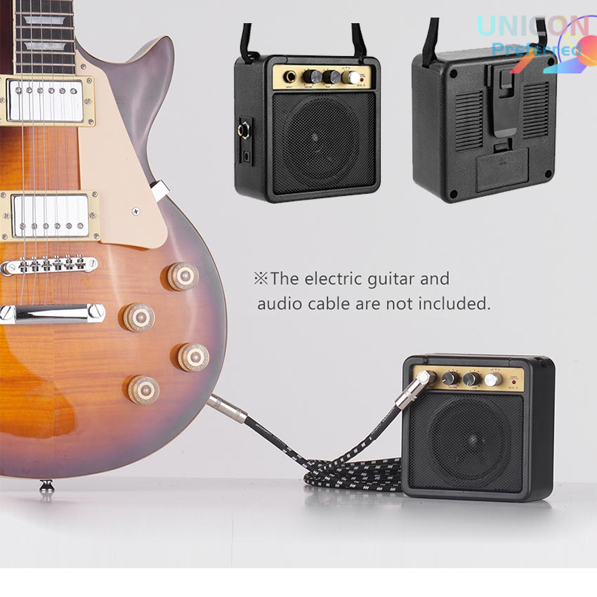 5W Mini Amplifier for Electric Guitar With 6.35mm Input 1/4 Inch