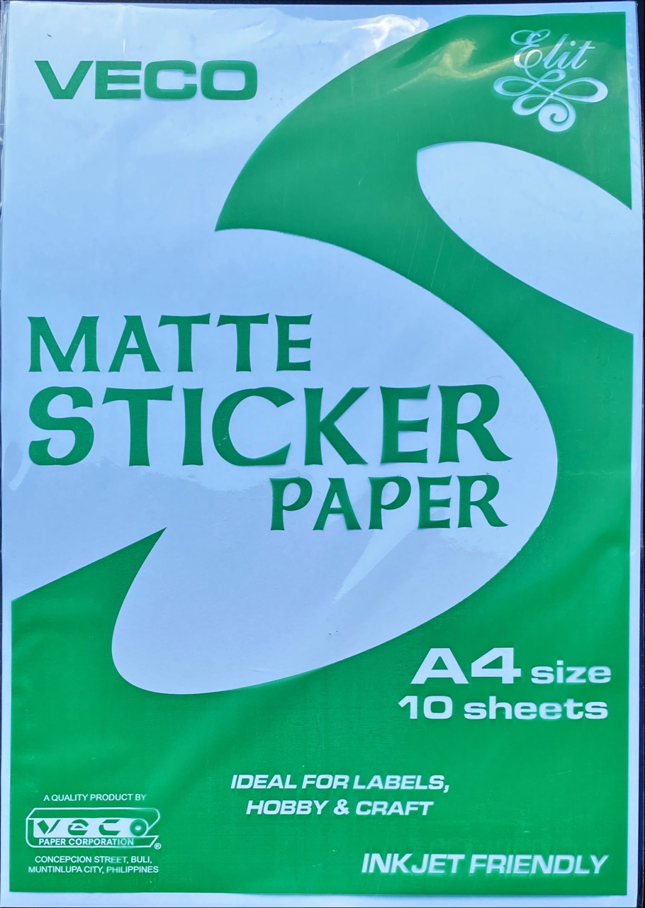 Sticker Paper A4 Matte Lazada PH