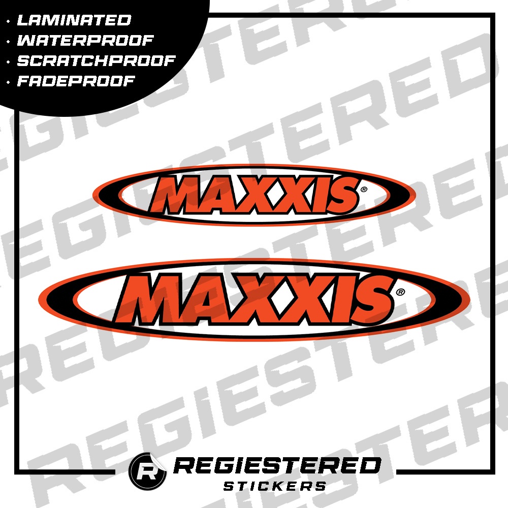 Maxxis Sticker Waterproof Laminated Outdoor Indoor | Lazada PH