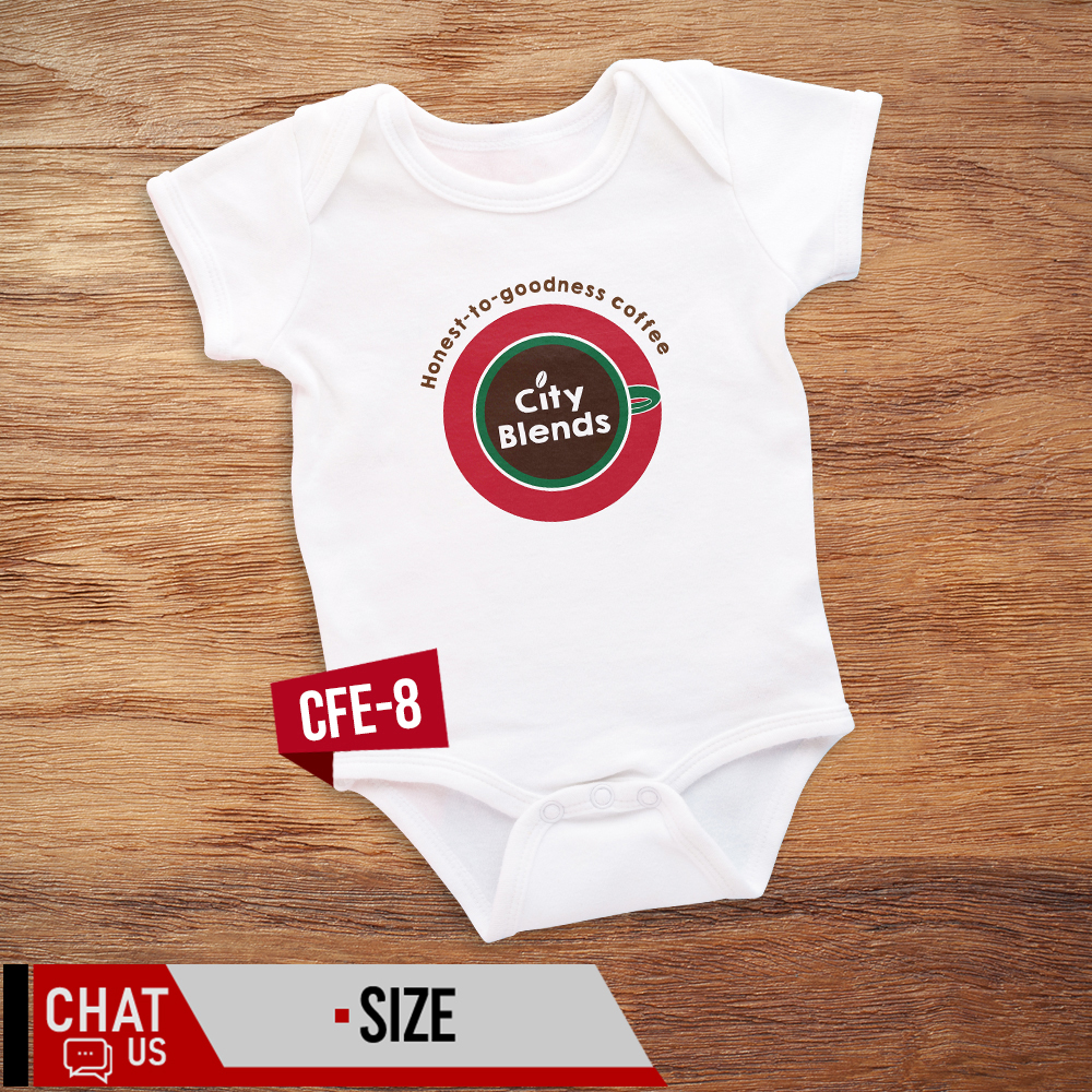 Famous Coffee Design Onesie McCafe, Dunkin' Donuts, Nescafe, Starbucks