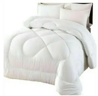 Eh Us Cotton Hotel Quality Comforter Blanket Plain White Quilt