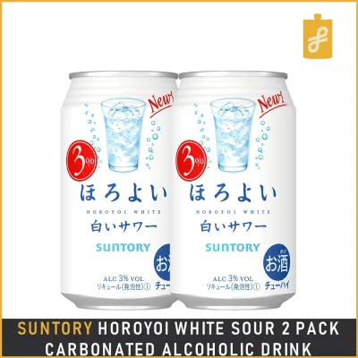 Suntory Horoyoi White Sour 2 Pack Carbonated Alcoholic Drink