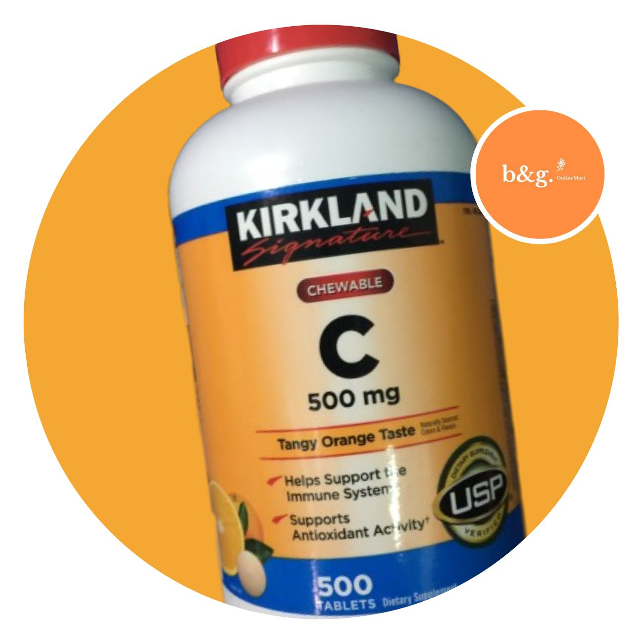 Kirkland Chewable Vitamin C, 500mg, 500tablets Lazada PH