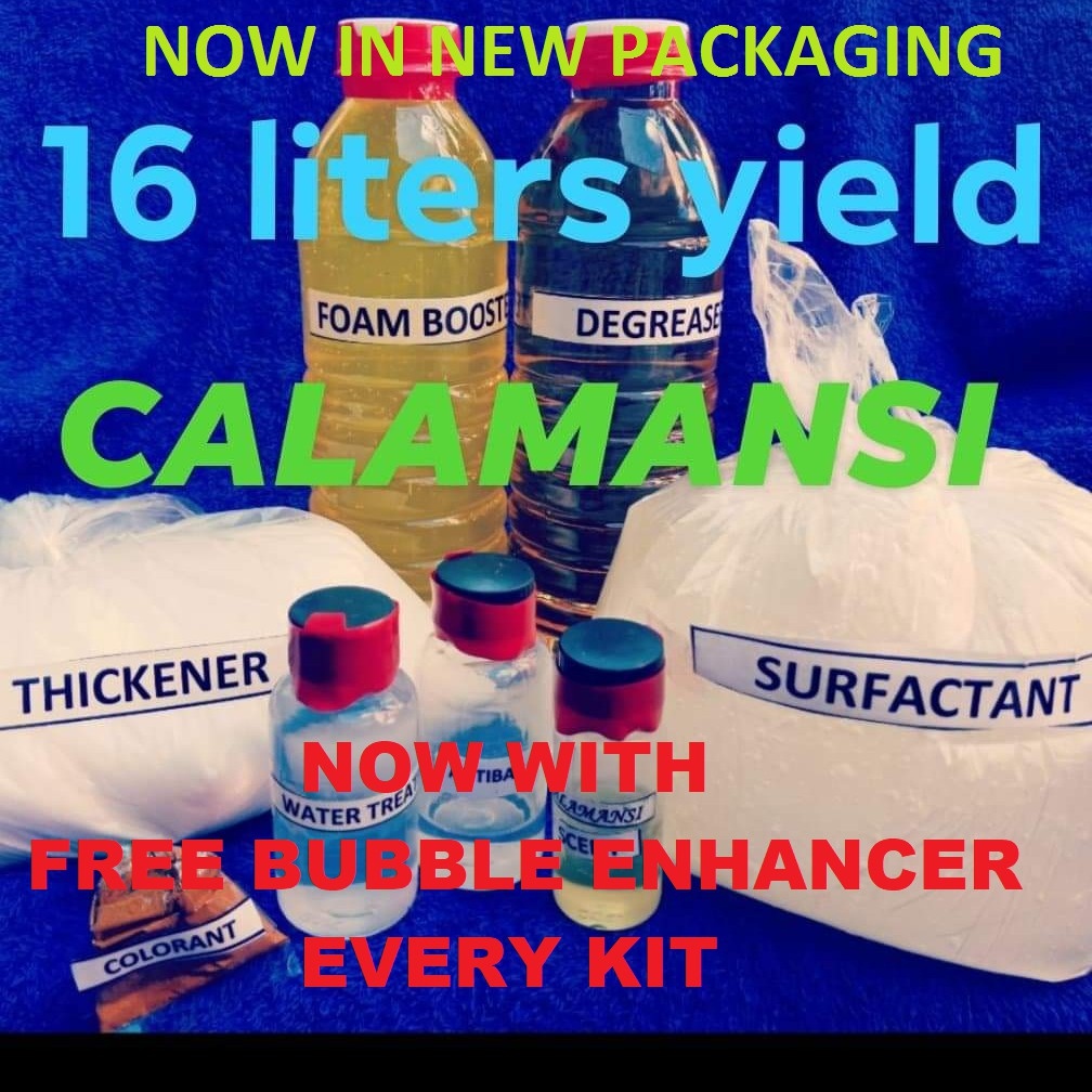 DISHWASHING LIQUID KIT 17L YIELD WITH FREE BUBBLE ENHANCER IN EVERY KIT